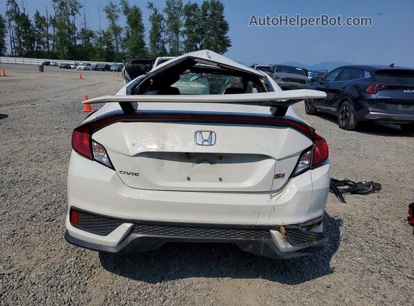2HGFC3A55KH750085 2019 HONDA CIVIC White Rear view