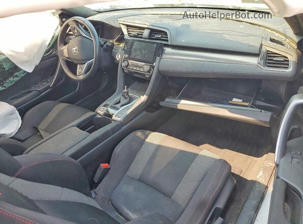 2HGFC3A55KH750085 2019 HONDA CIVIC White Dashboard view