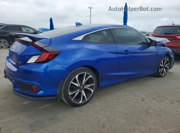 2HGFC3A57HH754275 2017 HONDA CIVIC Blue Trasero derecho