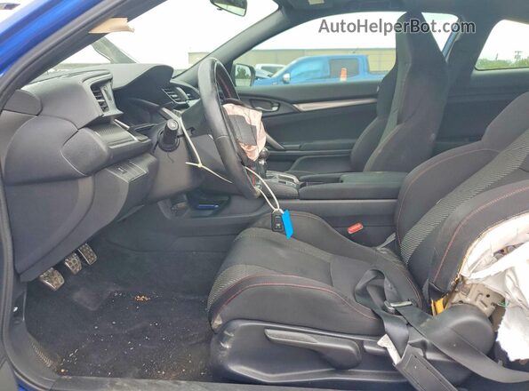 2HGFC3A57HH754275 2017 HONDA CIVIC Blue Vista interior delantera