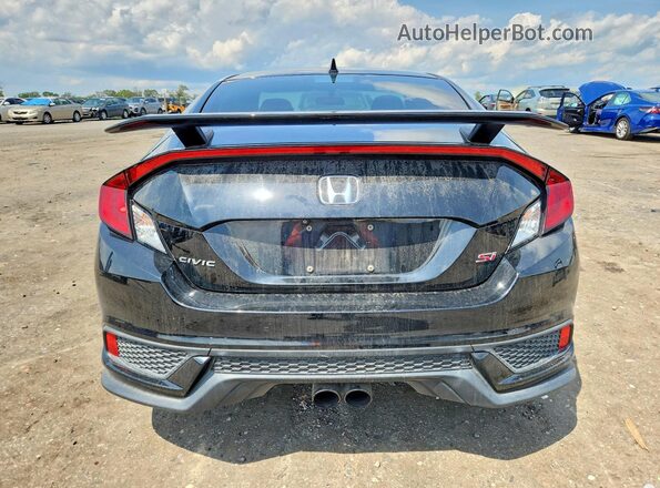 2HGFC3A57HH754437 2017 HONDA CIVIC Black Հետևի տեսք
