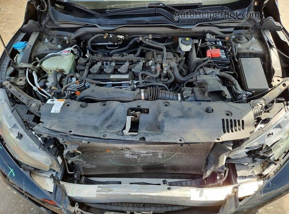 2HGFC3A57HH754437 2017 HONDA CIVIC Black Սալոնի հետևի տեսք