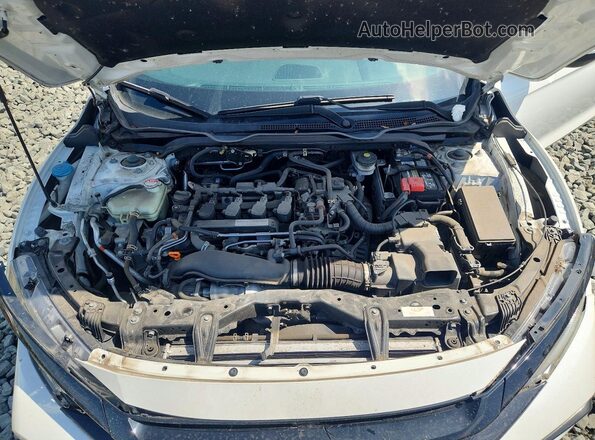 2HGFC3A57LH752146 2020 HONDA CIVIC White Вид задньої частини салону