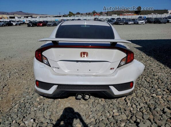 2HGFC3A59KH752454 2019 HONDA CIVIC White Հետևի տեսք