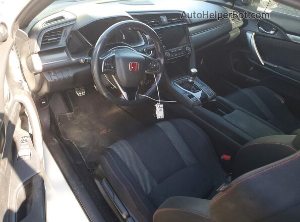2HGFC3A59KH752454 2019 HONDA CIVIC White Առջևի վահանակի տեսք