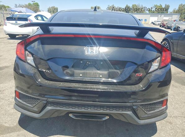 2HGFC3A5XJH757290 2018 HONDA CIVIC Black Вид ззаду