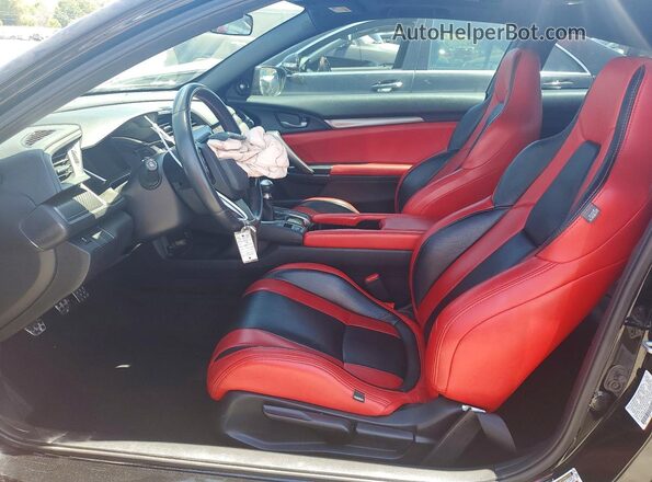 2HGFC3A5XJH757290 2018 HONDA CIVIC Black Вид салону спереду