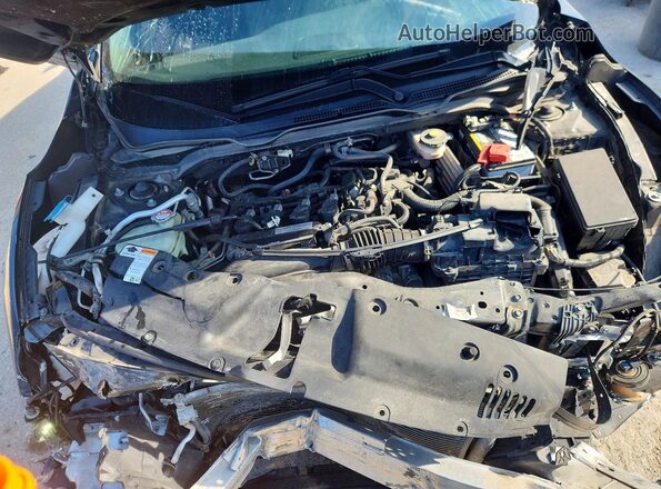 2HGFC3A5XKH750583 2019 HONDA CIVIC Black უკანა სალონის ხედი