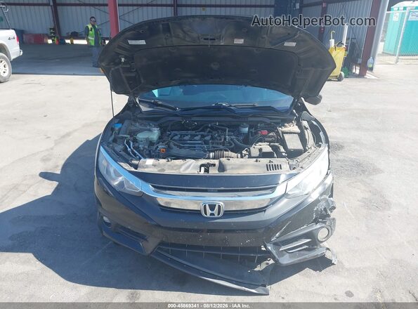 2HGFC3B30HH362302 2017 HONDA CIVIC Black უკანა ხედი