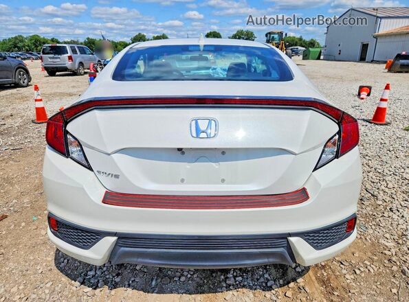 2HGFC3B31HH358081 2017 HONDA CIVIC White უკანა ხედი