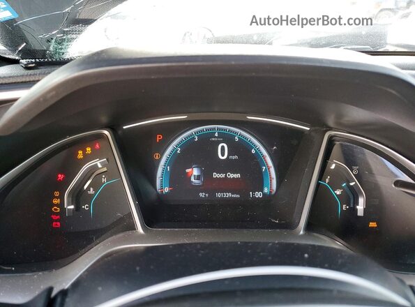 2HGFC3B31HH358436 2017 HONDA CIVIC Серый Вид щитка приборов