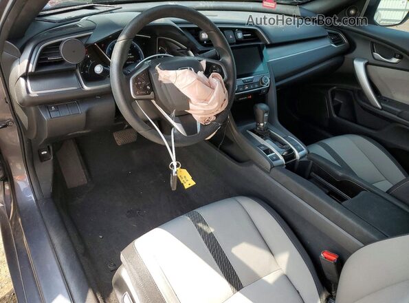 2HGFC3B31HH358436 2017 HONDA CIVIC Серый Вид панели приборов