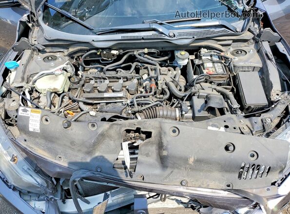 2HGFC3B31HH358436 2017 HONDA CIVIC Серый Вид задней части салона