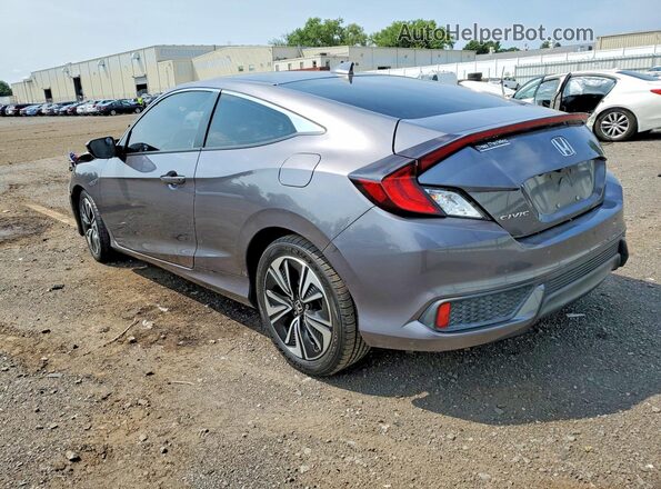 2HGFC3B31HH358436 2017 HONDA CIVIC Серый Задняя левая четверть