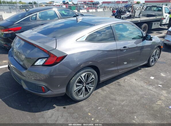 2HGFC3B31JH353498 2018 HONDA CIVIC Gray Հետևի աջ