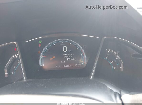 2HGFC3B31JH353498 2018 HONDA CIVIC Gray Հետևի նստատեղերի տեսք