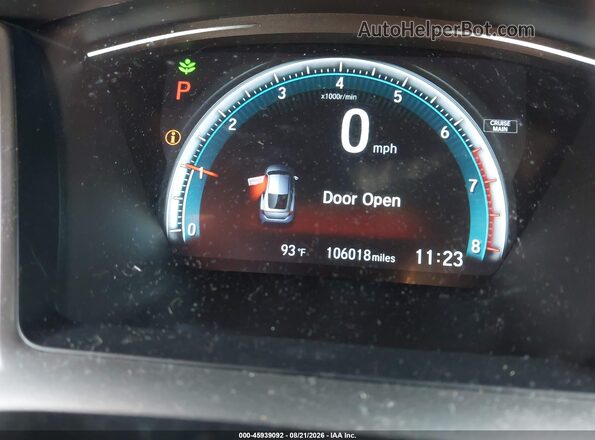 2HGFC3B31JH353498 2018 HONDA CIVIC Gray 