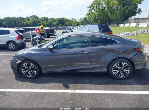 2HGFC3B31JH353498 2018 HONDA CIVIC Gray Սալոնի 360 աստիճան տեսք