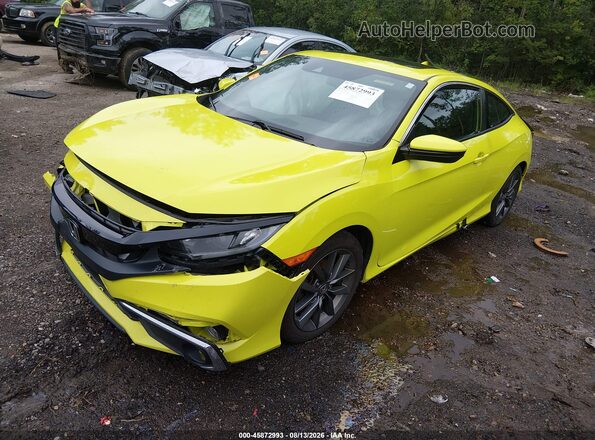 2HGFC3B31KH352689 2019 HONDA CIVIC Зеленый Передняя левая четверть