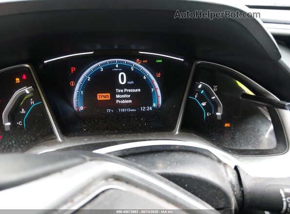 2HGFC3B31KH352689 2019 HONDA CIVIC Зеленый Вид задних сидений
