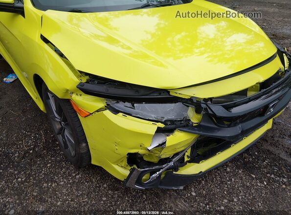 2HGFC3B31KH352689 2019 HONDA CIVIC Зеленый Вид спереди