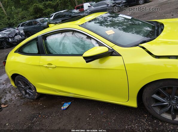 2HGFC3B31KH352689 2019 HONDA CIVIC Зеленый Вид задней части салона