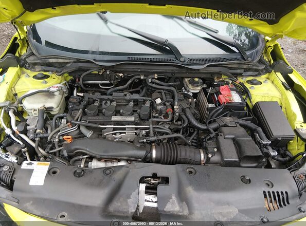 2HGFC3B31KH352689 2019 HONDA CIVIC Зеленый Вид сзади
