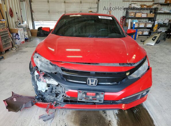 2HGFC3B31KH356175 2019 HONDA CIVIC Red წინა ხედი
