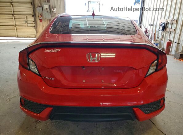 2HGFC3B31KH356175 2019 HONDA CIVIC Red უკანა ხედი