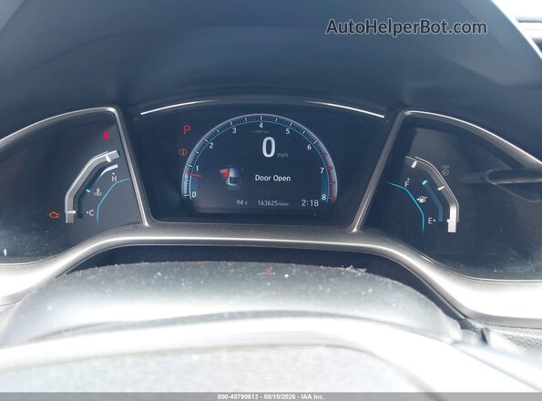 2HGFC3B32JH354076 2018 HONDA CIVIC Black Вид задніх сидінь