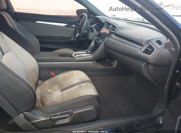 2HGFC3B32JH354076 2018 HONDA CIVIC Black Вид салону спереду