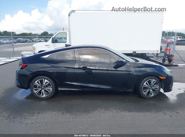 2HGFC3B32JH354076 2018 HONDA CIVIC Black Вид задньої частини салону