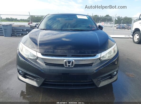 2HGFC3B32JH354076 2018 HONDA CIVIC Black Вид щитка приладів