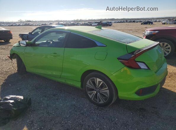 2HGFC3B33GH354306 2016 HONDA CIVIC Green Հետևի ձախ