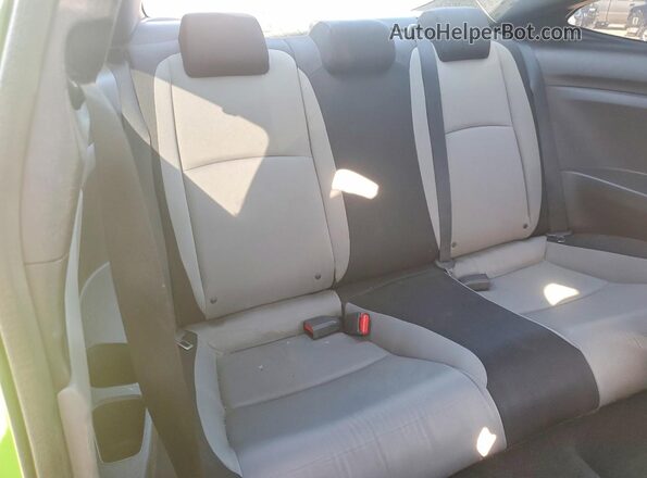 2HGFC3B33GH354306 2016 HONDA CIVIC Green Հետևի նստատեղերի տեսք
