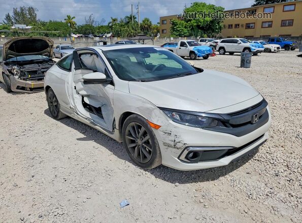 2HGFC3B33KH354136 2019 HONDA CIVIC White Delantero derecho