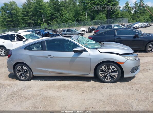 2HGFC3B34GH352712 2016 HONDA CIVIC Серебряный Вид задней части салона