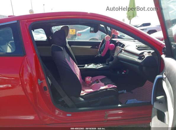 2HGFC3B35GH352279 2016 HONDA CIVIC Red Front interior view