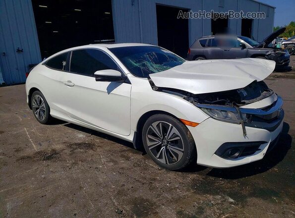 2HGFC3B35HH358584 2017 HONDA CIVIC Белый Передняя правая четверть