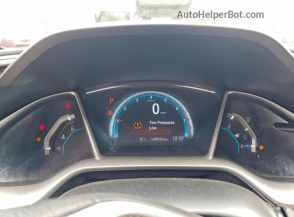 2HGFC3B36GH359502 2016 HONDA CIVIC Black Սարքավորումների վահանակի տեսք