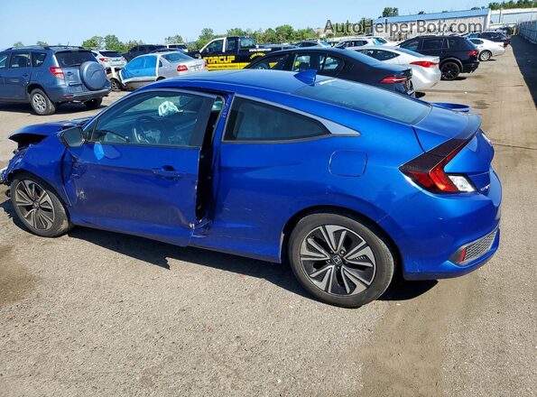 2HGFC3B36HH360490 2017 HONDA CIVIC Blue Tył lewy
