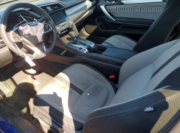 2HGFC3B36HH360490 2017 HONDA CIVIC Blue Widok deski rozdzielczej