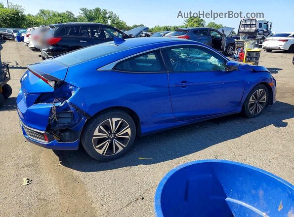 2HGFC3B36HH360490 2017 HONDA CIVIC Blue Tył prawy