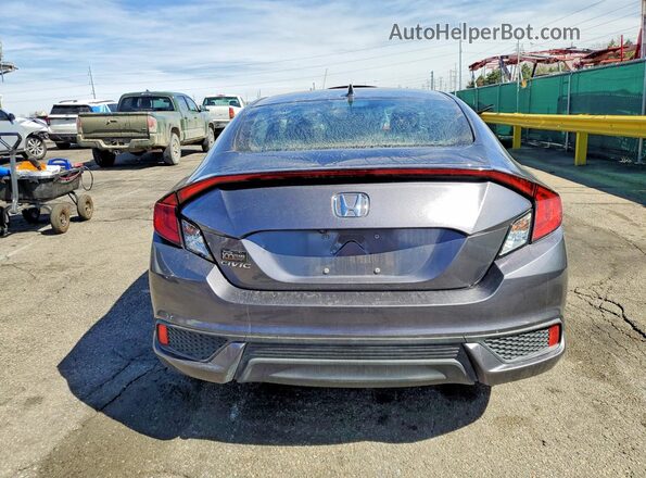 2HGFC3B37GH353336 2016 HONDA CIVIC Gray Rear view