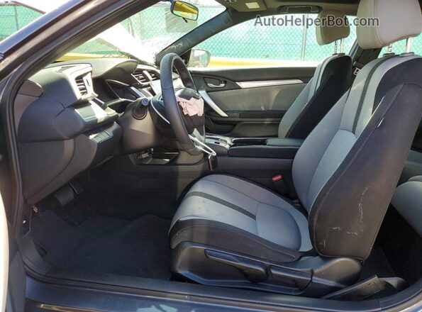 2HGFC3B37GH353336 2016 HONDA CIVIC Gray Front interior view