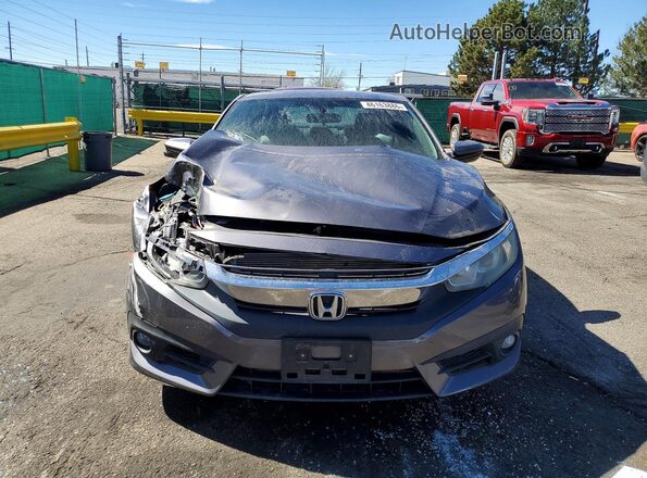 2HGFC3B37GH353336 2016 HONDA CIVIC Gray Front view