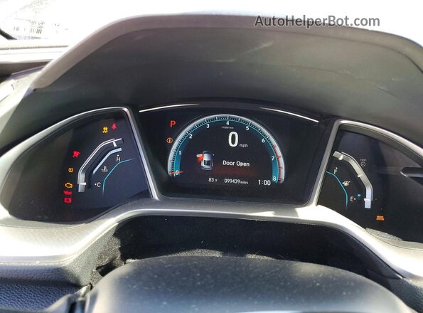 2HGFC3B37GH353336 2016 HONDA CIVIC Gray Instrument cluster view