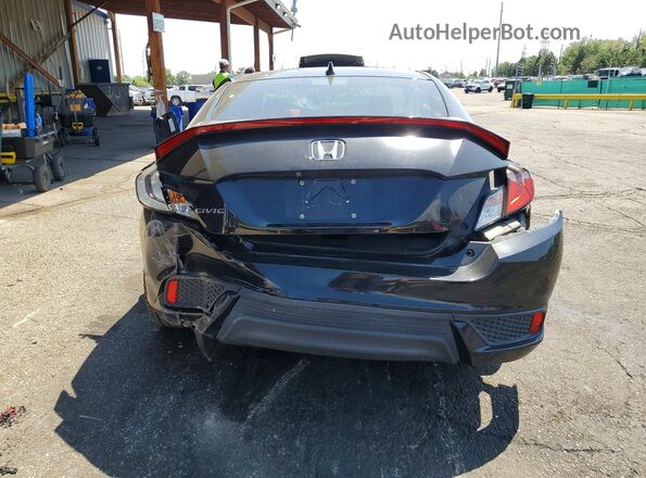 2HGFC3B37HH353970 2017 HONDA CIVIC Black Հետևի տեսք