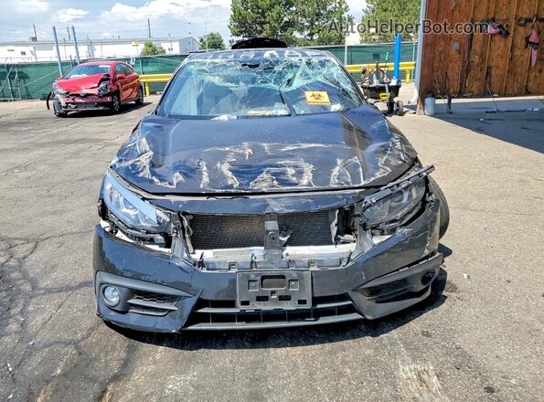 2HGFC3B37HH353970 2017 HONDA CIVIC Black Դիմացի տեսք