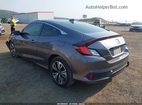 2HGFC3B37HH361308 2017 HONDA CIVIC Gray Հետևի ձախ